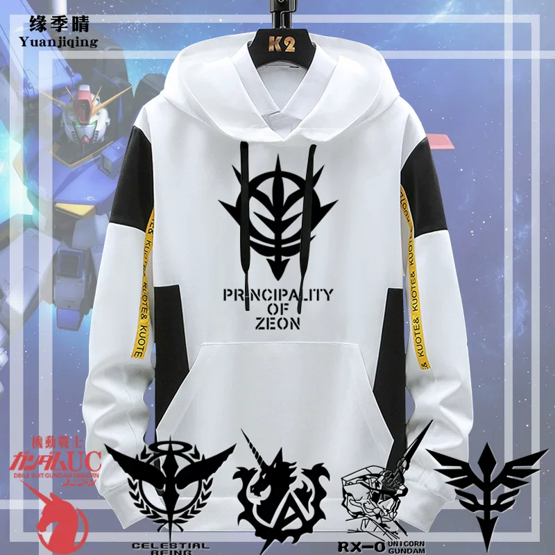 Камуфляжный 2-й худи с капюшоном в стиле Gundam Casual Anime Peripheral Unicorn Zaku мужской тонкий худи Frühjahr и осень