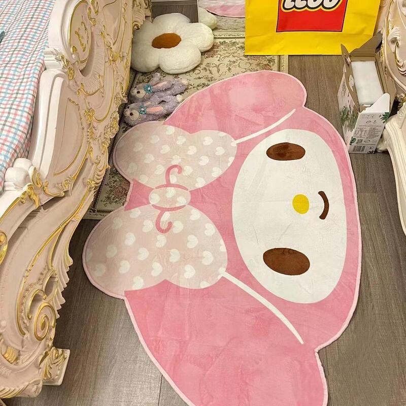 My Melody Girly Carpet Bedside Rug Floor Mat Dressing Table Computer Desk Mat Girly Bedroom Decoration ins Mat My Melody Girly Carpet Bedside Rug Floor Mat Dressing Table Computer Desk Mat Girly Bedroom Decoration ins Mat