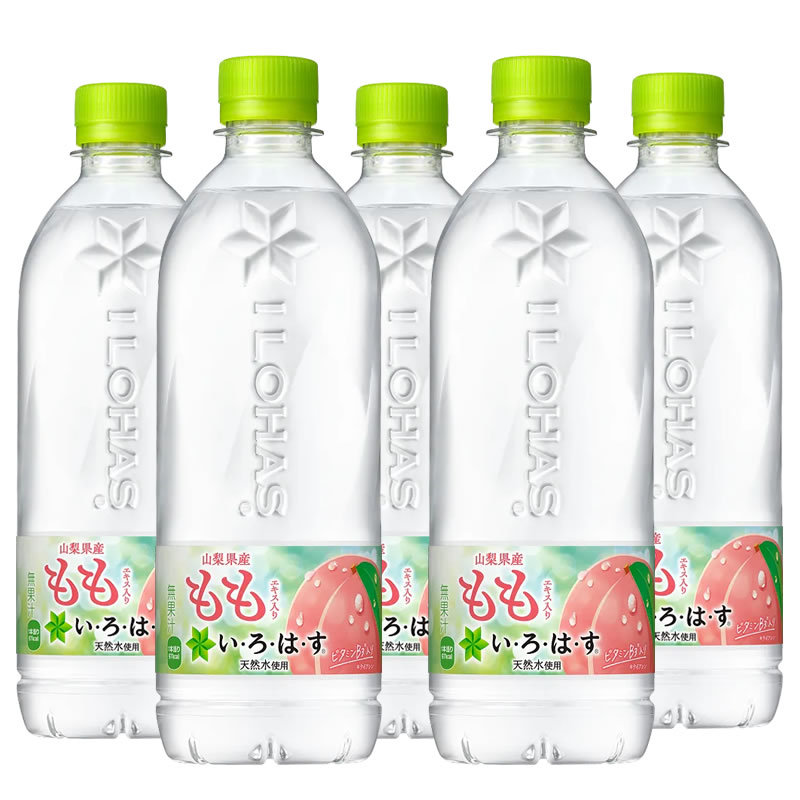 Japanese Imported Coca-Cola Ilohas Clear Peach Water Joynuts Popular Peach Water Drink