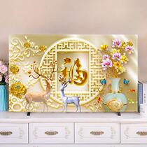 TV cover 55-inch flat curved LCD dust cover does not take off when turned on 65-inch hanging desktop TV protective cover