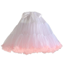 Bust lolita rainbow cloud Lolita gauze skirt violent soft gauze tutu skirt anti-exposure lined petticoat summer