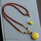 Ониксовая подвеска из воскового агата, изумрудный ремешок, свитер, цепочка ручной работы, плетеное ожерелье из шнура