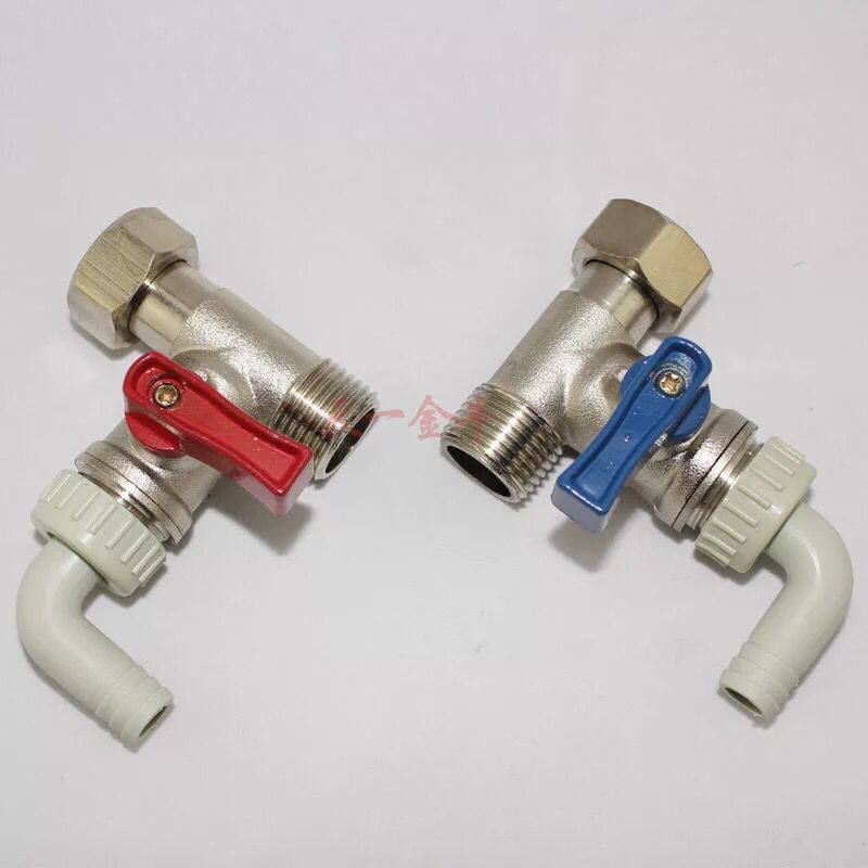 Total copper 4 sub-electric water heater accessories Thickening Alive discharge valve thickened with switch Sewerage valve Hail water heater