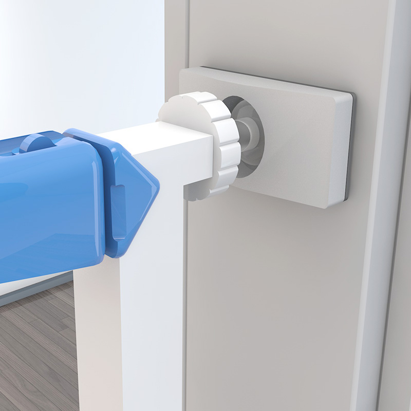 Square reinforced anti-skid pad baby stair guardrail child safety fence protective railing pet isolation gate