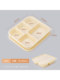 Saizhuo Disposable Lunch Box Five-Compartment Takeaway Packaging Box Food-Grade Packaging Box Divided Tray Fast Food Lunch Box Plastic