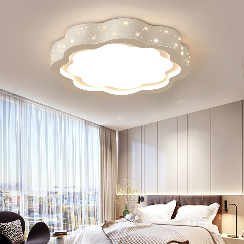 Bedroom light suction top light 2021 New minimalist room Round atmosphere Home Warmth European-style LED Lamps
