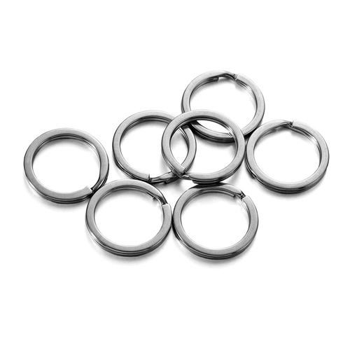 Брелок из нержавеющей стали с застежкой с аксессуарами, DIY