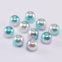 Коричневый синий с белым 3мм 400 шт/упак.