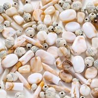 Кремовые белые бусины, широкая цветовая палитра, 20 грамм