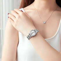 2022 new Swiss Cards Watch ladies Mechanical sheet minimalist Temperament Old Geriatric Table Waterproof Female Table