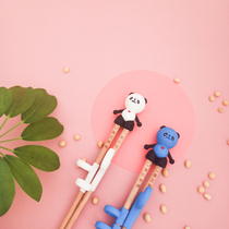 Rich family children training chopsticks home boys and girls a section of auxiliary learning practice chopsticks baby tableware