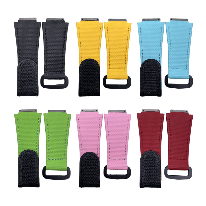 Suitable for Richard Mille Watch Strap with Velcro Fastener, Fluororubber Richard Mille Rm011Rm030 Watch Strap