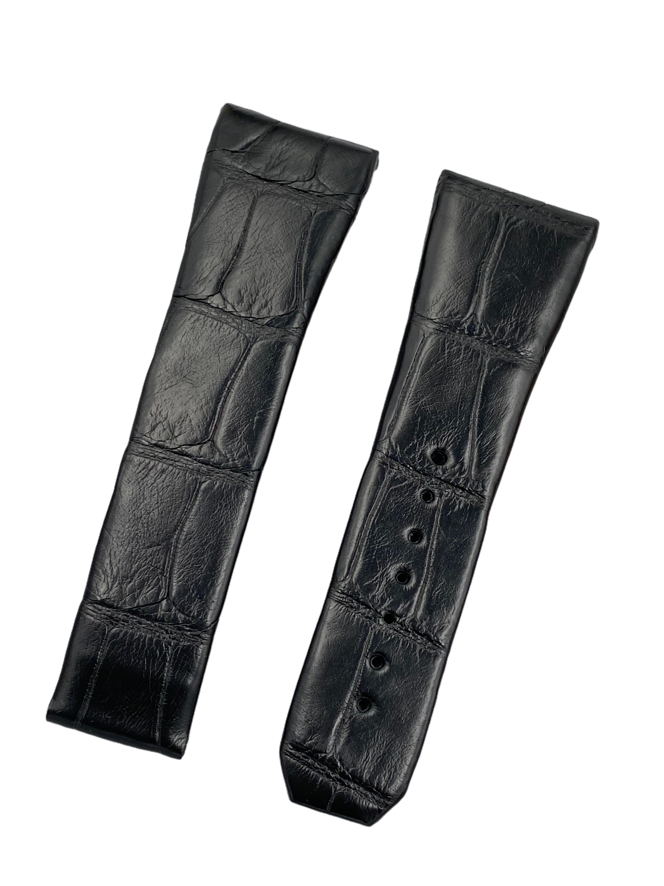 Suitable for Omega Speedmaster series 1819 51 91 alligator leather strap 28mm