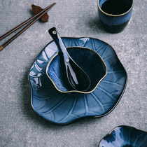 Home Meals Dish Rice Bowls Hotel Restaurant Day Style Kilns CERAMIC CUTLERY DISH DISHES DISH CUPS SOUP SPOONS COMBINED CREATIVITY