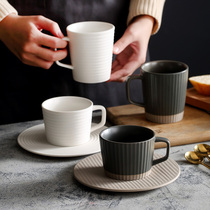 Day Style Handmade Ceramic Coffee Cup Office Creative Mark Cup Small Retro Mug Cup Hanging Ear Coffee Cup Suit
