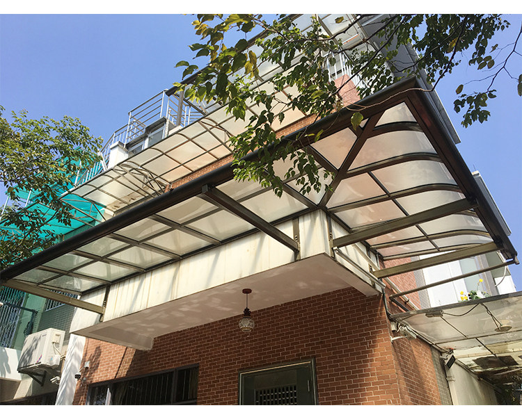 Aluminum alloy Villa small courtyard shed terrace balcony courtyard canopy parking shed outdoor rainproof home awning