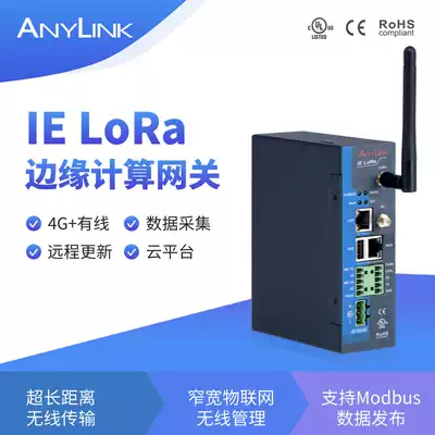 IE LoRa IoT gateway local network data acquisition remote download program