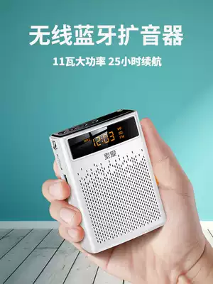 Sony Ai S-538 Bluetooth Little Bee Megaphone Teacher Special High Volume Wireless Microphone Teacher Recording Horn for Class Lecture Speaker Guide Mini Speaker