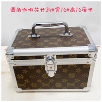 Locked pedicure technician clock portable aluminum alloy toolbox Beauty massage pedicure ear and foot bath makeup box