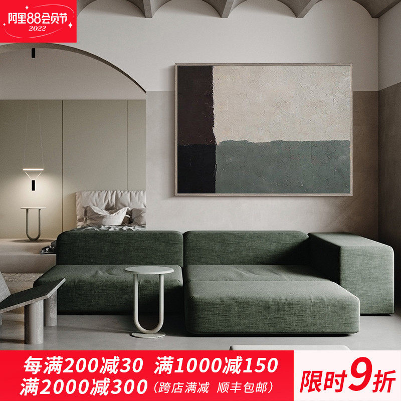 LWD ART original painting ) Living room oil painting is a large art of Nordic artisanal abstraction painting