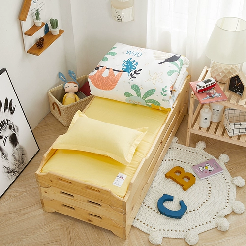 Одеяло для детского сада, детский хлопковый комплект, 3 предмета, постельные принадлежности