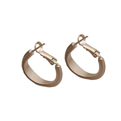 新款高级感耳环女圆圈冷淡风简约