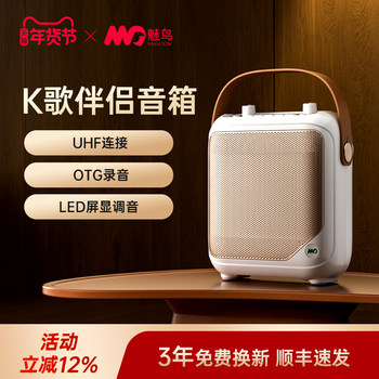 Wireless Bluetooth Karaoke Speaker, Outdoor High-Volume, Small Home-Use, Portable, Portable Travel Companion