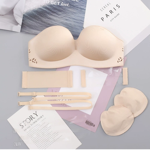 Невидимые бретели, бюстгалтер, наклейки на соски, нескользящое поддерживающее нижнее белье, без лямок, красивая спина, с открытой спиной