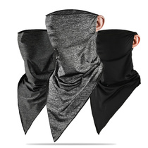 Ice silk sunscreen mask male and female summer riding scarf hanging ear face towels mask neck headgear Magic headscarf thin