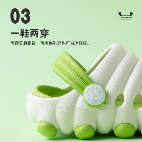 Детские летние тапочки для раннего возраста, нескользящие туфли, 1-3 лет, мягкая подошва