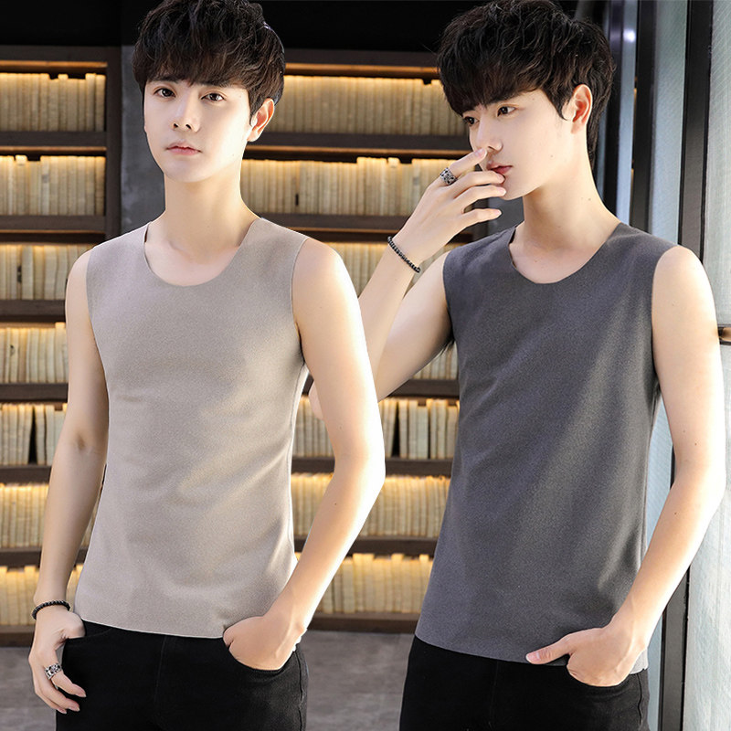 Autumn and Winter Junior High School Student Develop Warm Vest Men Close to Blade Teen Shoulder Carnival