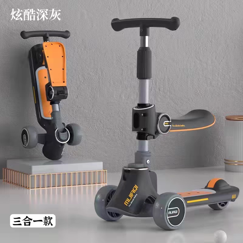 German Precision-Engineered Children's Scooter, Suitable for Ages 3 to 6 and 6 to 12, with Turning Capabilities, for Boys and Girls