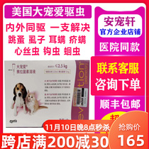 Big pet in vitro deworming dog cat pet sterilization selamectin solution in vitro and in vivo general deworming drops