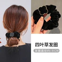 Черная бархатная гниль четырех листовой травы