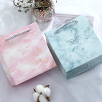 Han Prints Wind Gift Bag Marble Handbag Upscale Birthday Gift Wedding Celebration of Festive Sugar Packing Bag