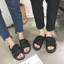 Slippers male summer lovers cool off outside wearing travel casual beach shoes Korean version Trend non-slip herringbone dragging men sandals