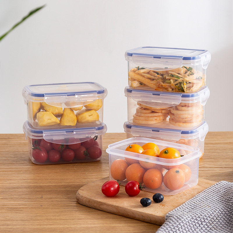 Small number 550ML refreshing box children fruit box girls small lunch box small snacks box plastic small containing cartridge lid