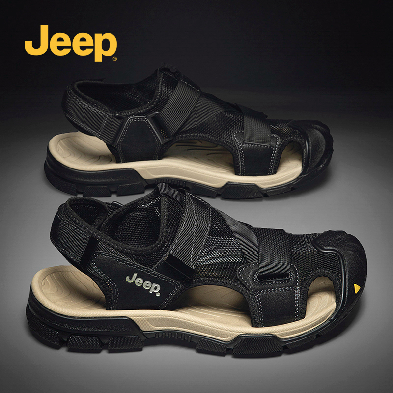 jeep gipBaotou sandal sandals men's summer outwear drive casual sports summer outdoor beach cave shoemen