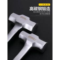 Stainless steel hammer integrated solid hand hammer size iron hammer tool heavy hardware hammer multifunction t