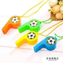 New plastic whistle cheering whistle referee lanyard competition sports meeting childrens toy survival cartoon baby