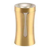 Car ashtray with cover anti-fly ash pure brass household cigarette cup office light luxury personalized and creative decorative ornaments