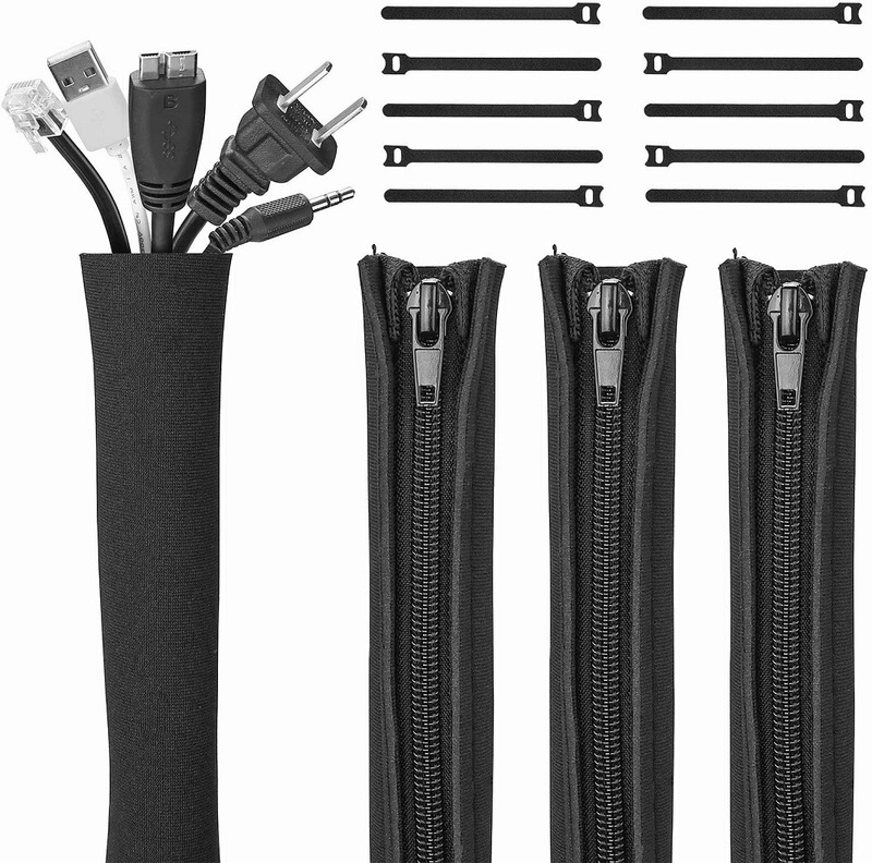 Amazon Diving Material Cable Management Sleeve Suitable for Business Computer Cable Sleeve Velcro Cable Organizer