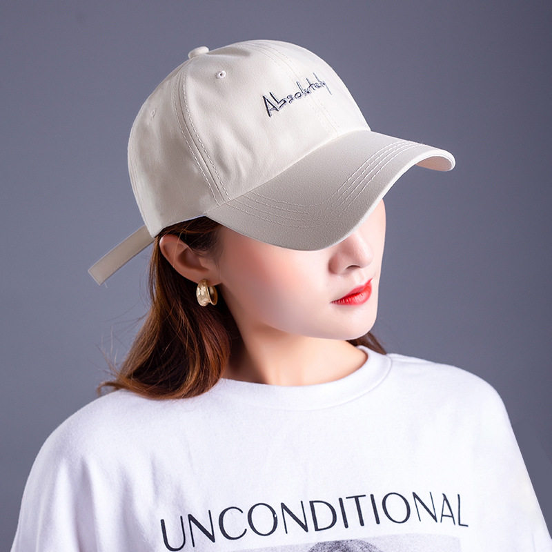 Korean version of men's and women's summer sun hats outdoor sun protection couple baseball caps ins tide net red all-match casual peaked caps