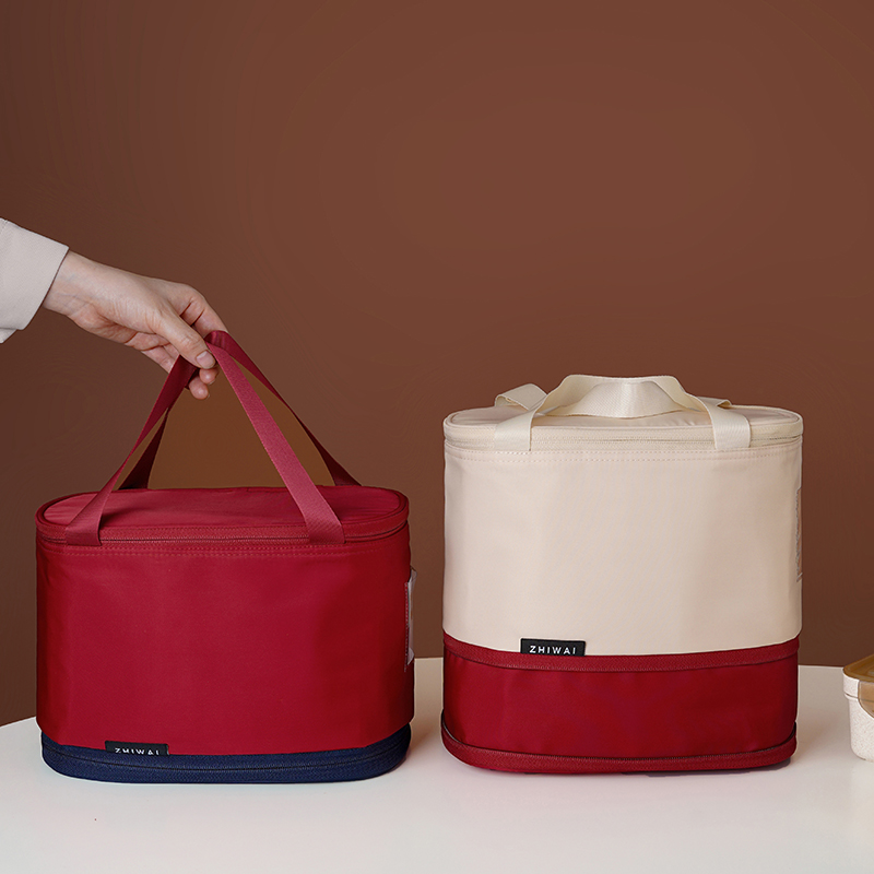 Lunch box handbag insulation bag aluminum foil thickened office worker student lunch box with rice lunch bag insulation bag