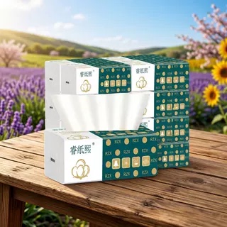 Napkins, Paper Towels, Tissue Paper, Virgin Wood Pulp Household Facial Tissues, Soft and Comfortable, Pull-Out Toilet Paper Napkins, Paper Towels, Tissue Paper, Virgin Wood Pulp Household Facial Tissues, Soft and Comfortable, Pull-Out Toilet Paper