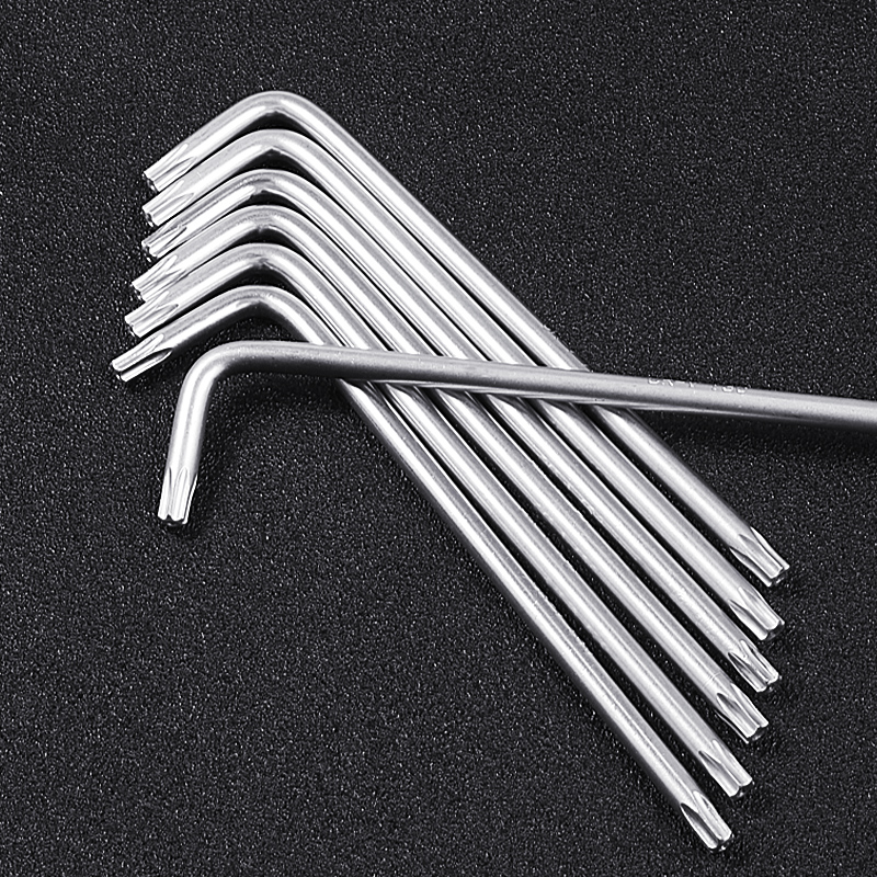 Inner hexagon wrench Nine sets of 6 angular screwdrivers tool Multipurpose square wrench Plum inner hexagonal plate hand
