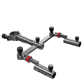 Vertical string aluminum magnesium alloy double turret bracket double turret