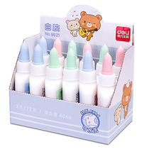Del white glue primary school students use handmade class to make safe water washable large bottles of liquid glue kindergarten childrens special model paper Woodworking
