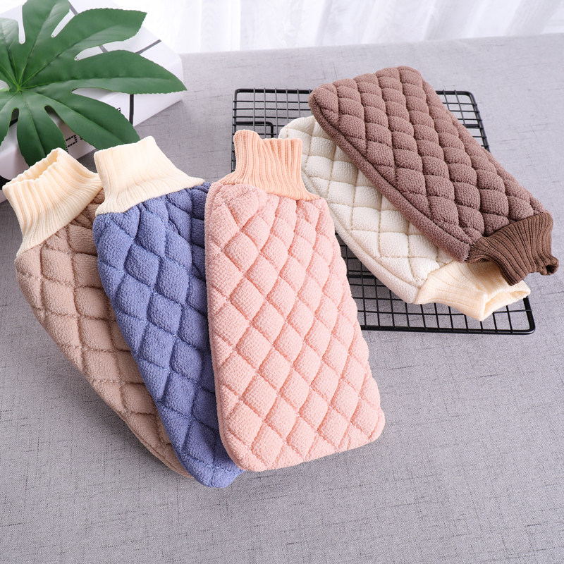 Decontamination strip Rubbing Mud God's Towel Bath Flowers Back Powerful Rubbing Bath Towels Thickened for men and women Rubbing Grey Suits bath frosted