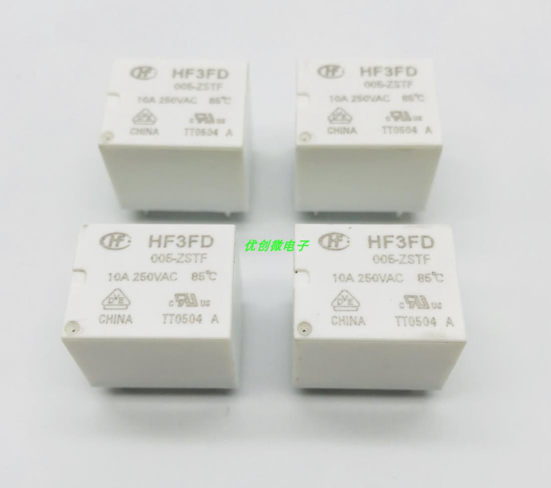 HF3FD-005 012 024-ZSTF conversion 5 feet 10A250VAC macro hair relay 5V12V24VDC